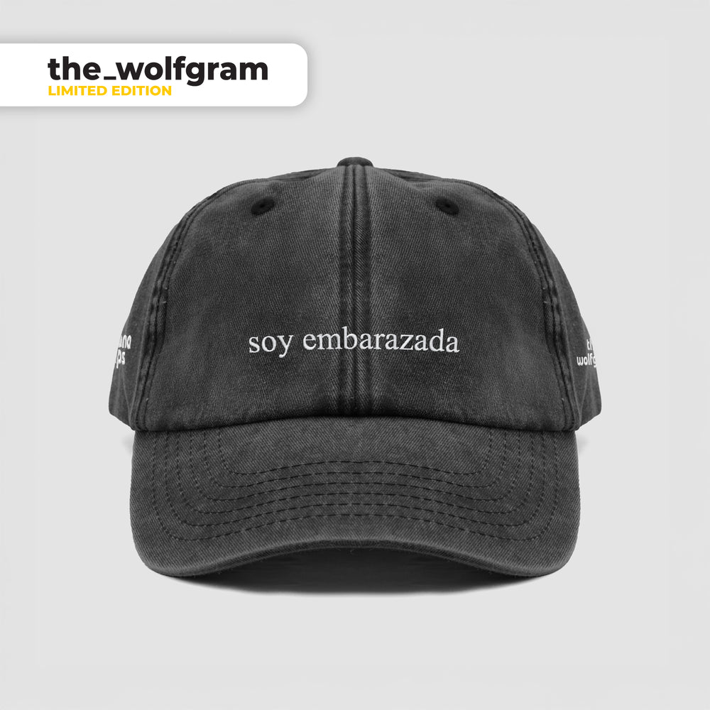 Cappellino vintage "soy embarazada"