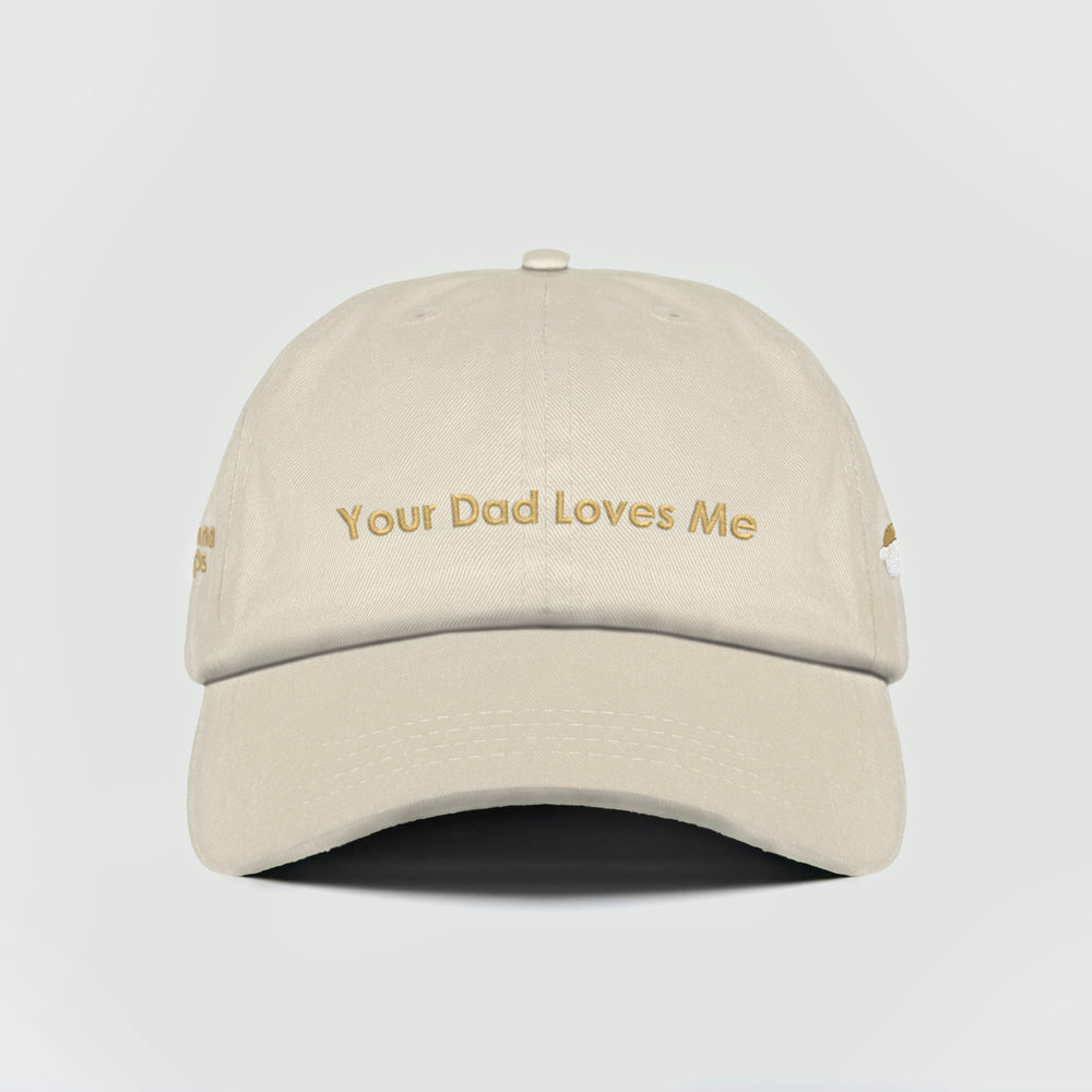 Cappellino in cotone "Your Dad Loves Me"