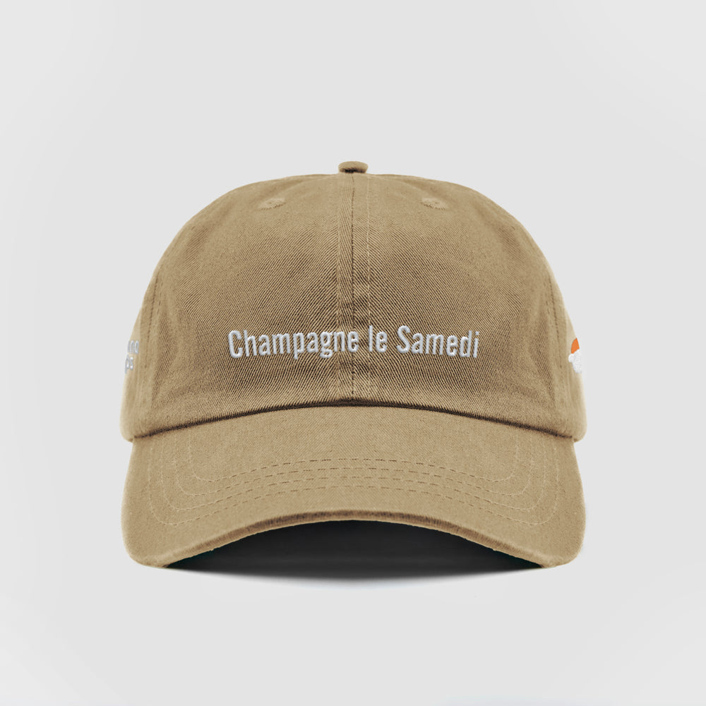 Cappellino in cotone "Champagne le Samedì"