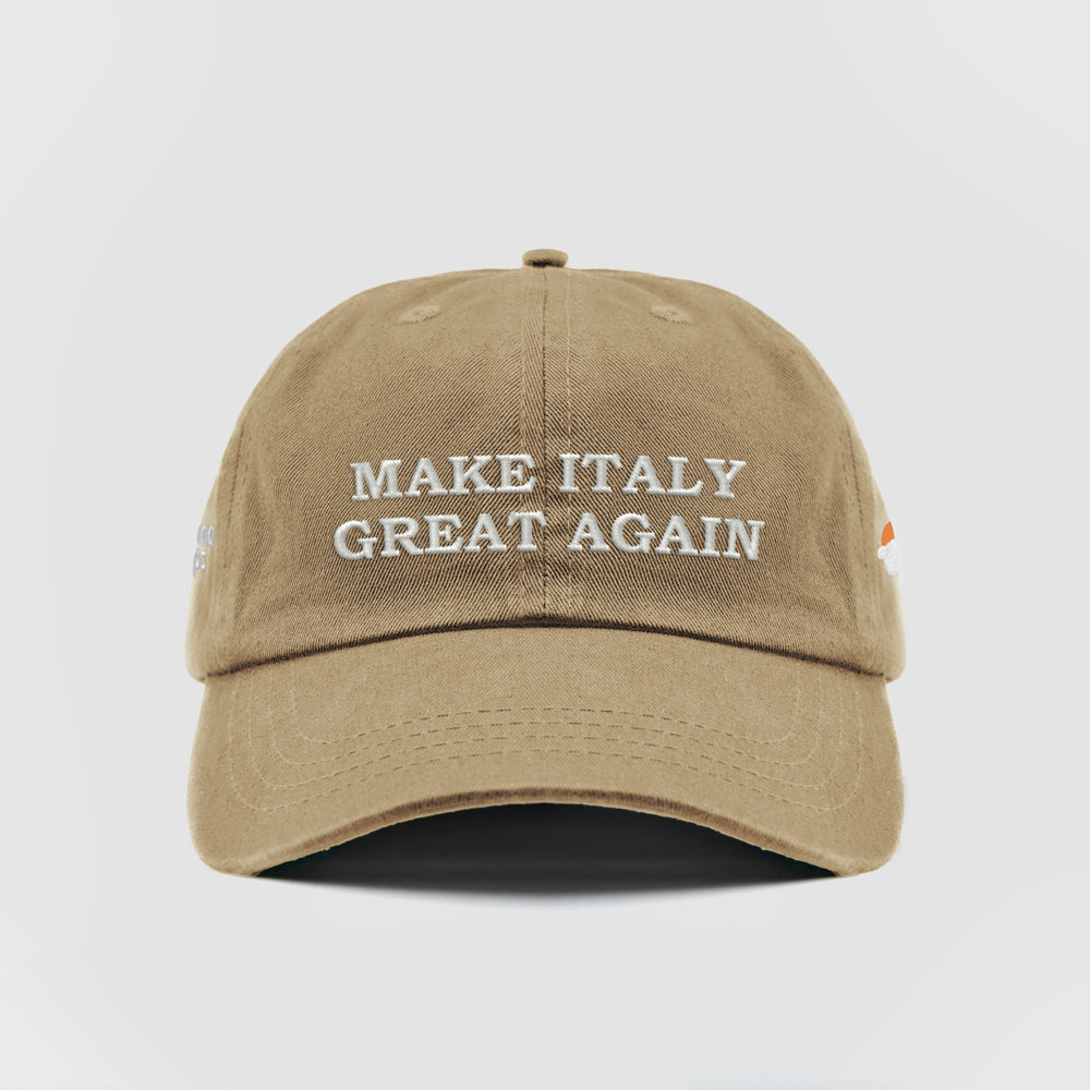 Cappellino in cotone "Make Italy great again"