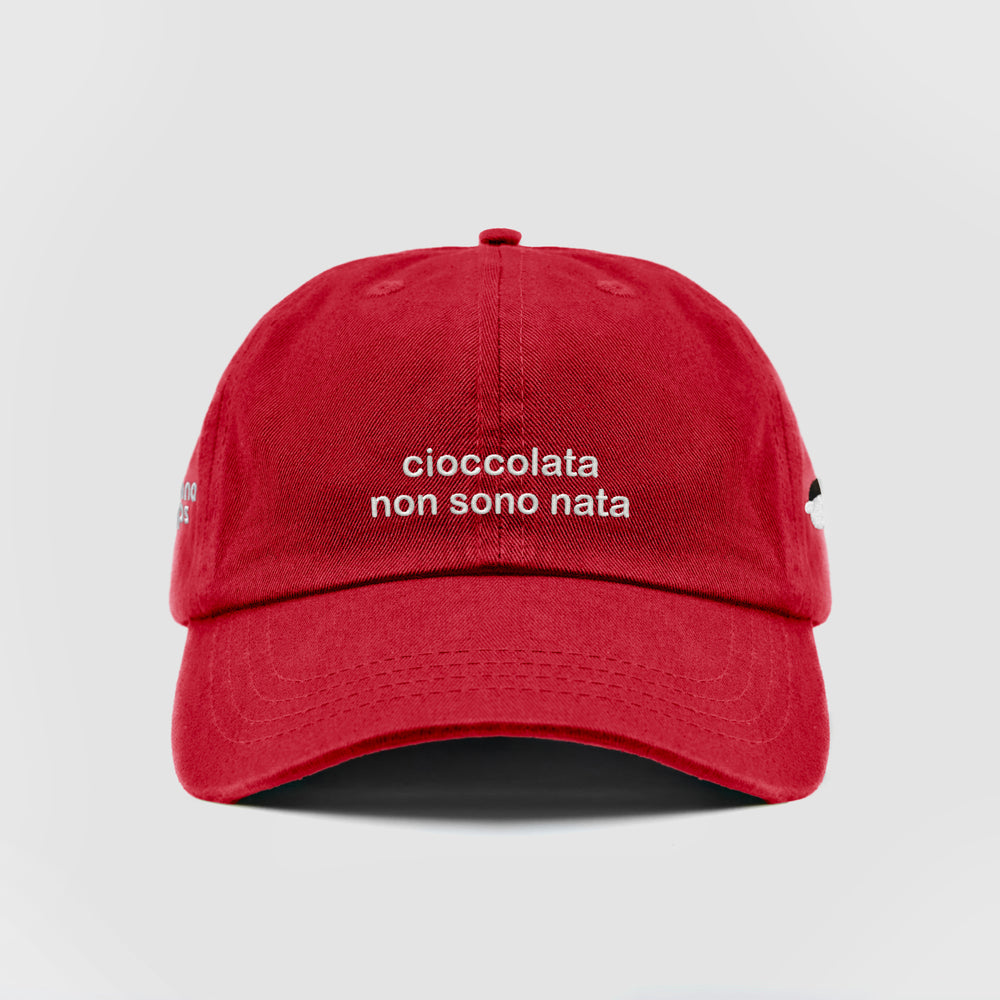 Cappellino ''cioccolata non sono nata''
