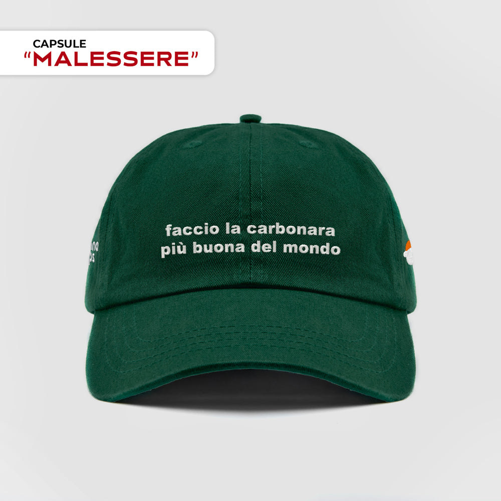 Cappellino "Faccio la carbonara più buona del mondo"