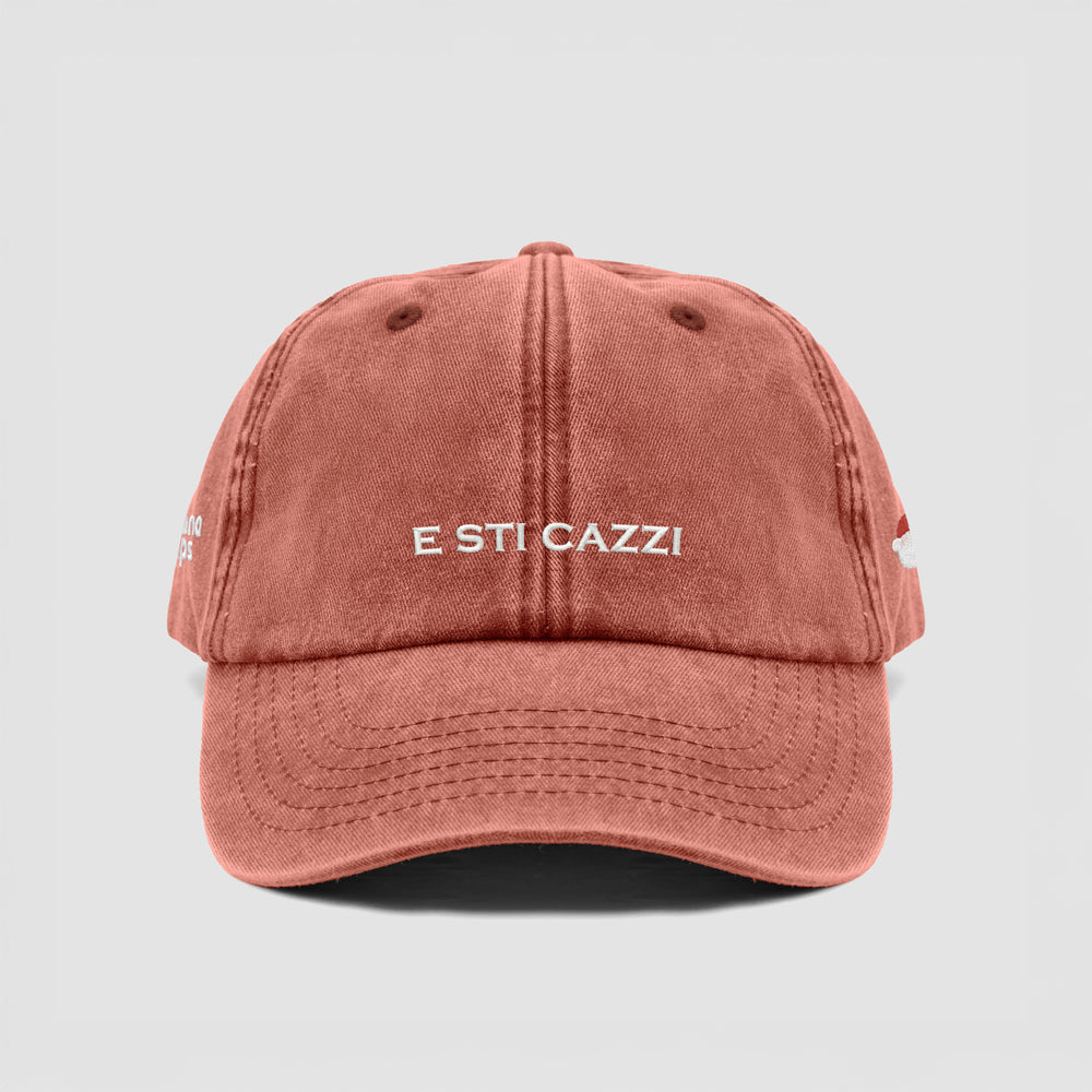 Cappellino vintage ''E STI CAZZI''