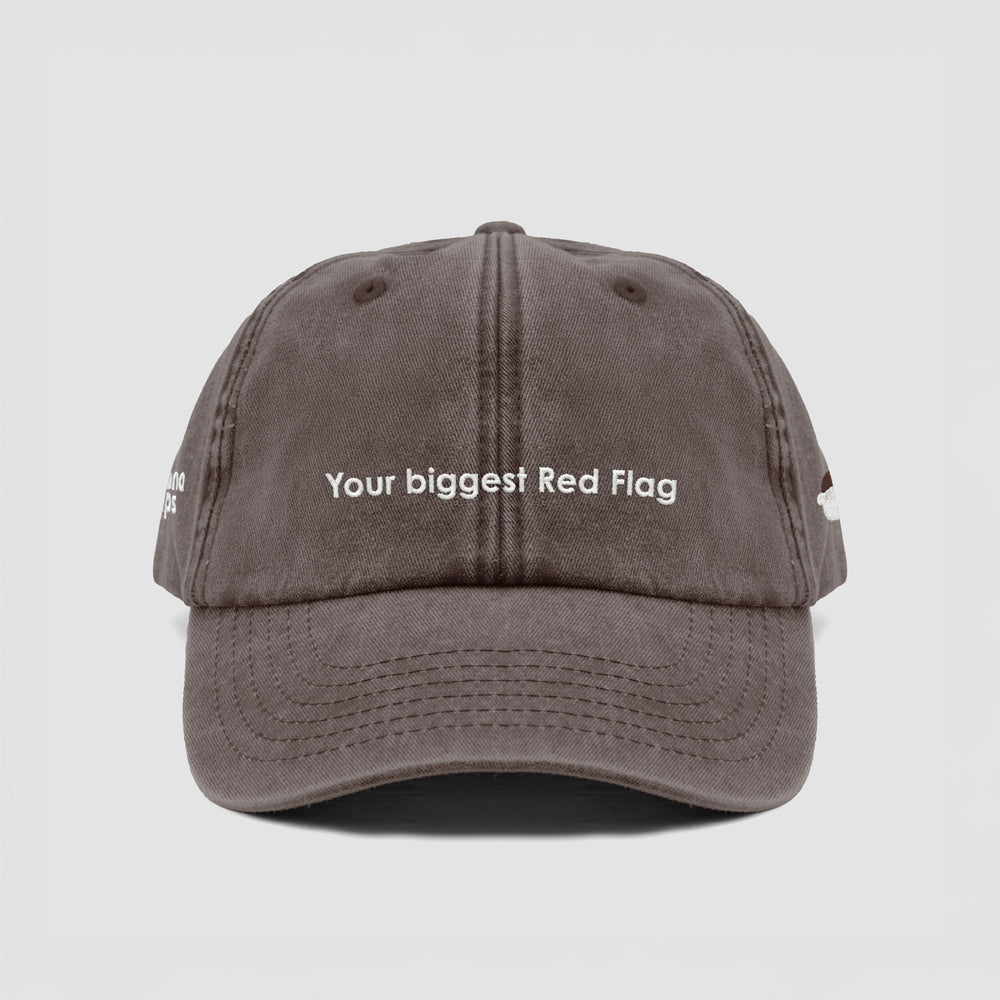 Cappellino vintage "Your biggest Red Flag"