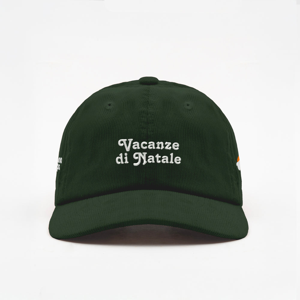 Cappellino in velluto a coste ''Vacanze di Natale''