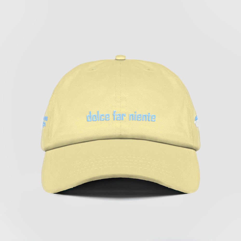 Cappellino in cotone "dolce far niente"