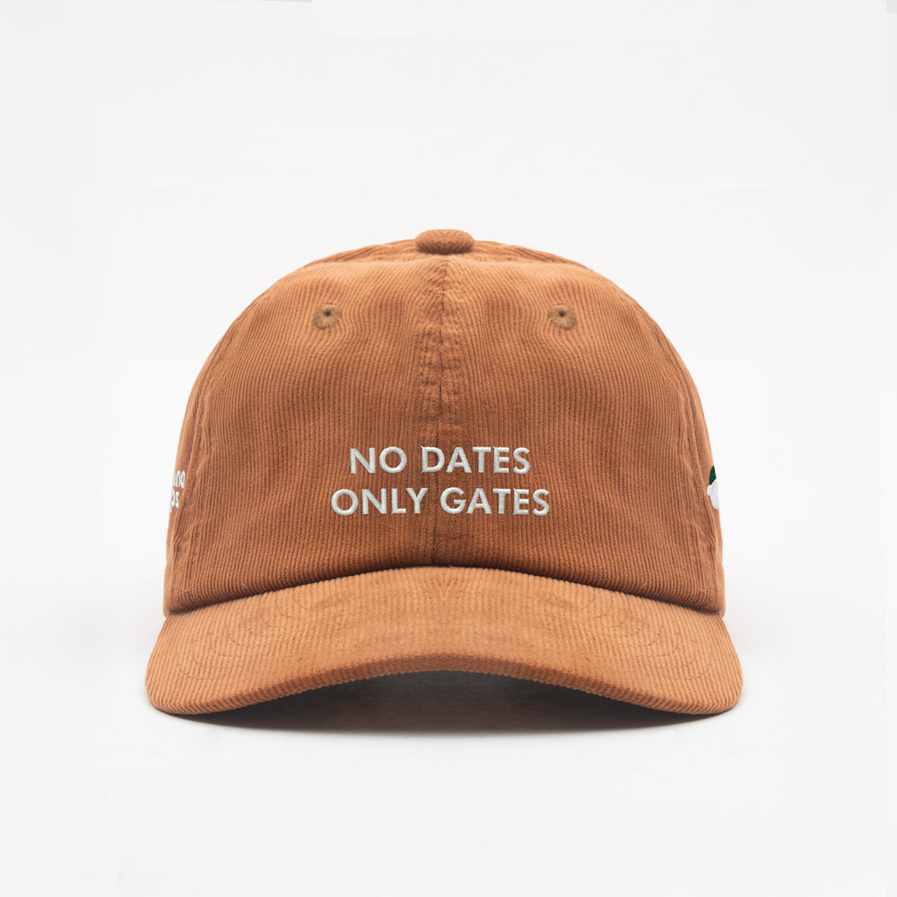 Cappellino in velluto a coste ''NO DATES ONLY GATES''