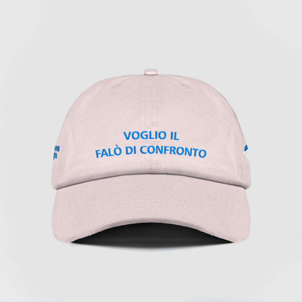 Cappellino ''VOGLIO IL FALÒ DI CONFRONTO''