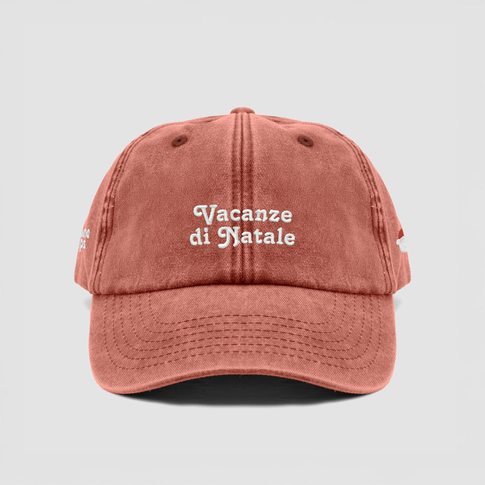 Cappellino vintage ''Vacanze di Natale''