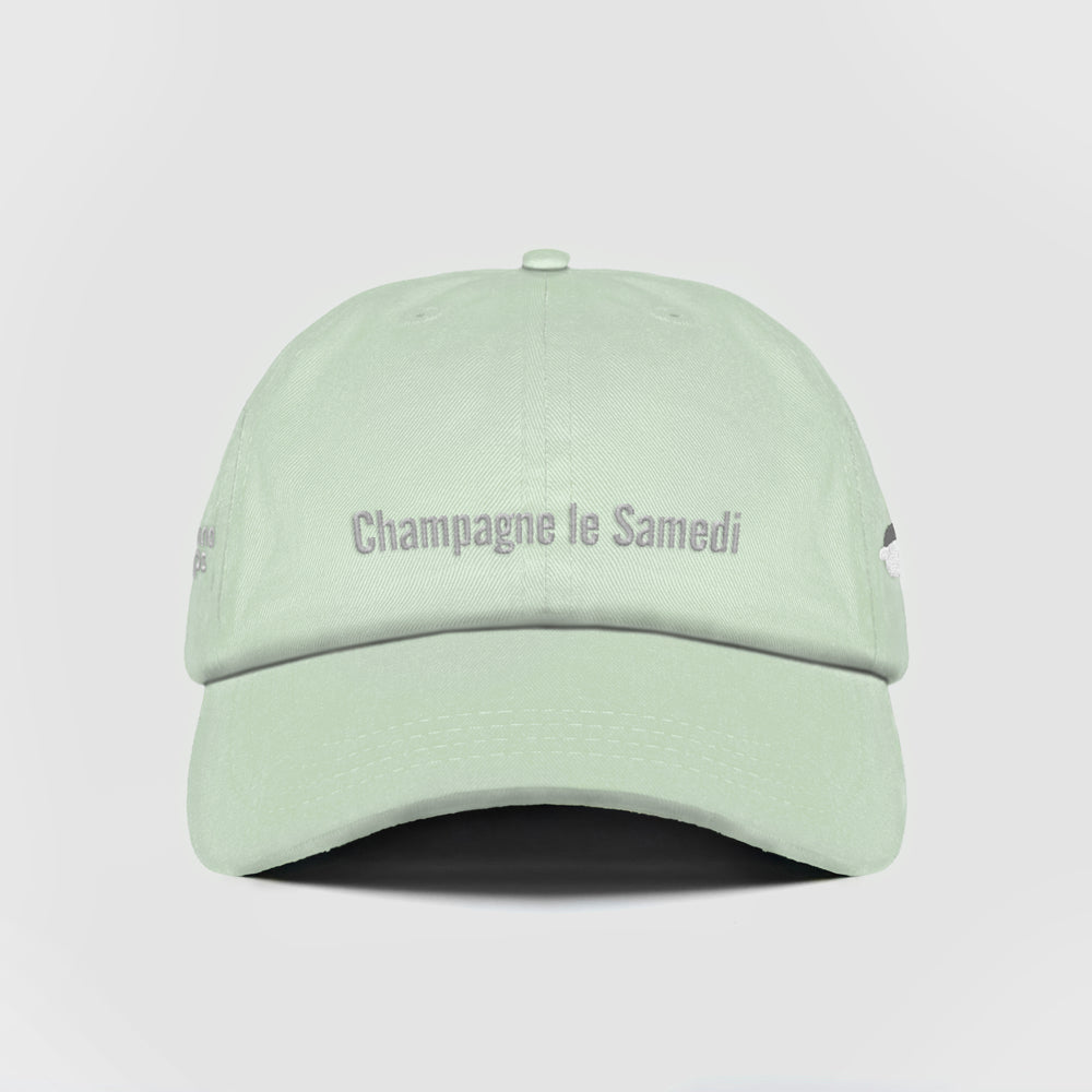 Cappellino in cotone "Champagne le Samedì"