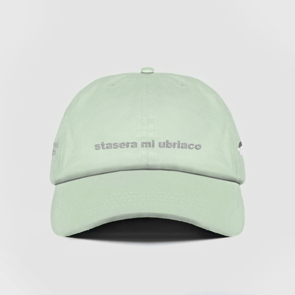 Cappellino in cotone "stasera mi ubriaco"