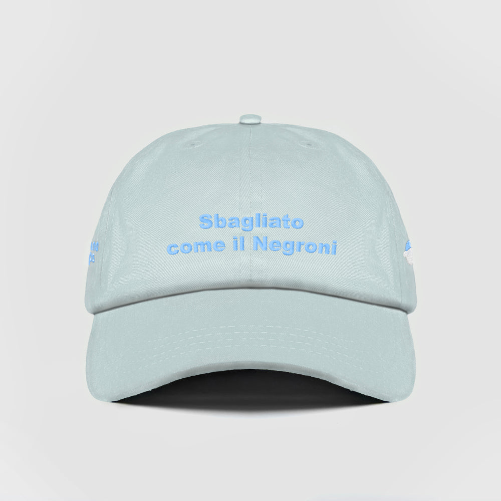 Cappellino in cotone "Sbagliato come il Negroni"