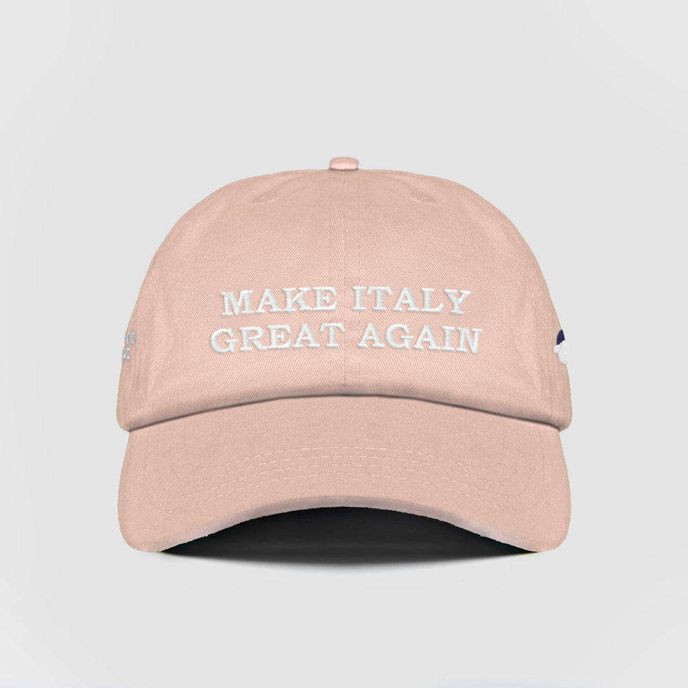 Cappellino in cotone "Make Italy great again"