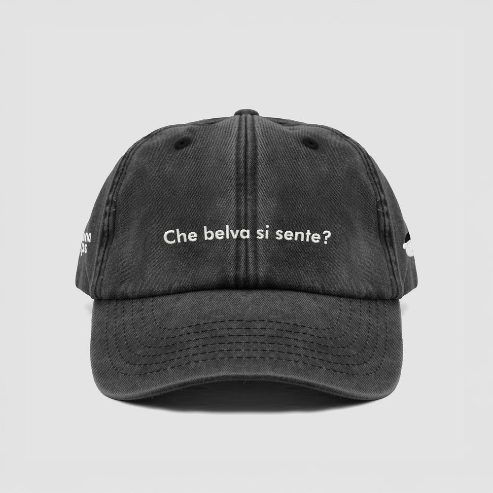 Cappellino vintage ''Che belva si sente?''