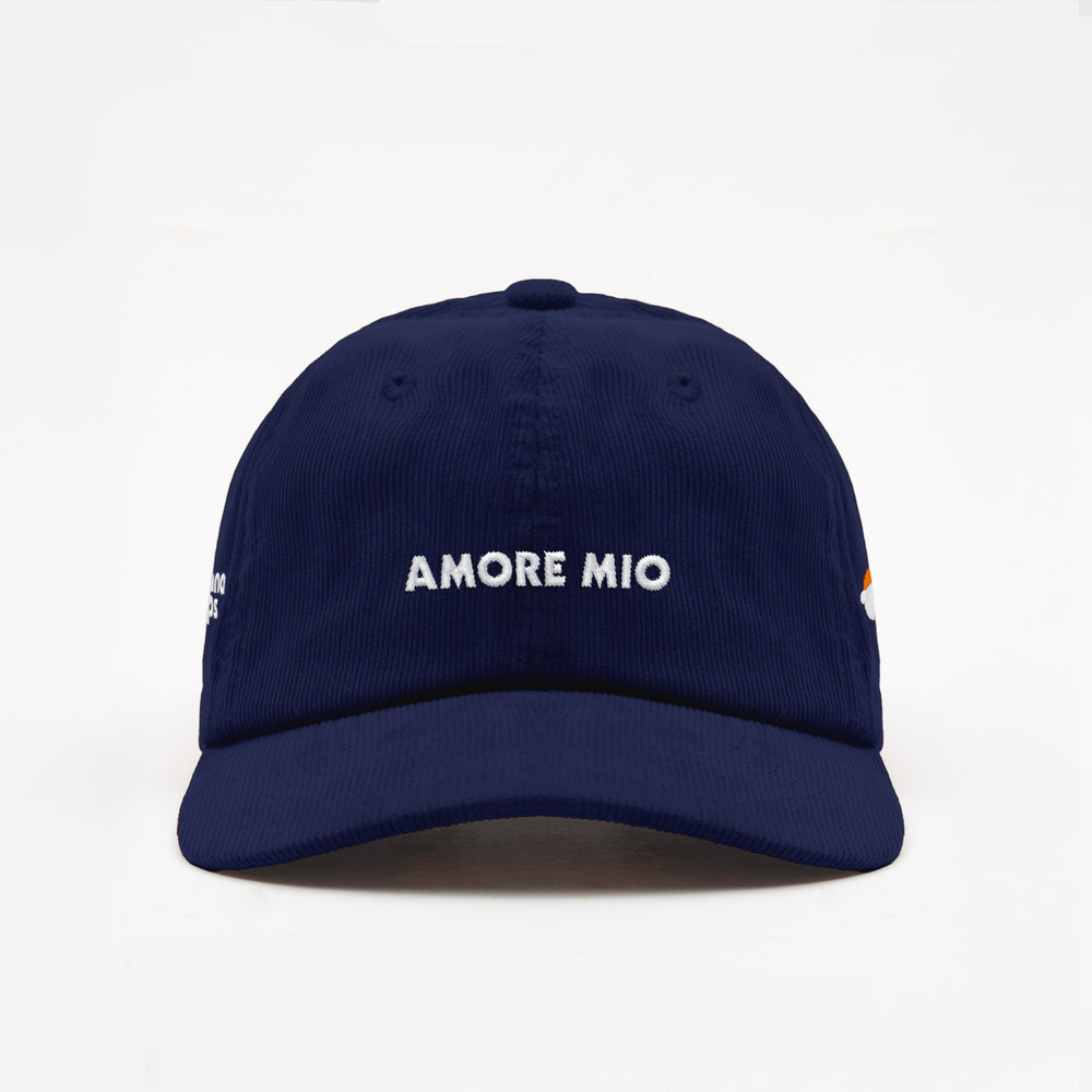 Cappellino in velluto a coste "Amore mio"
