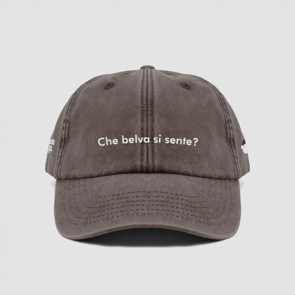 Cappellino vintage ''Che belva si sente?''