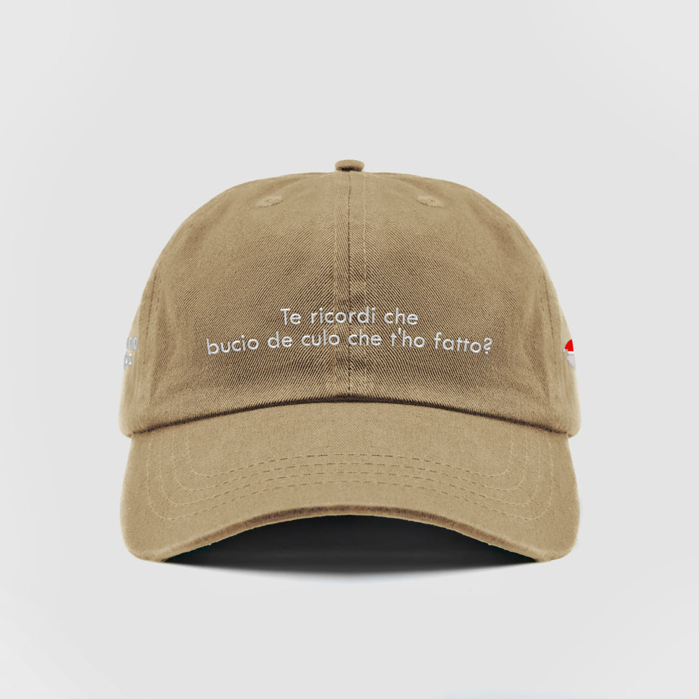 Cappellino "Te ricordi che bucio de cu*o che t'ho fatto?"