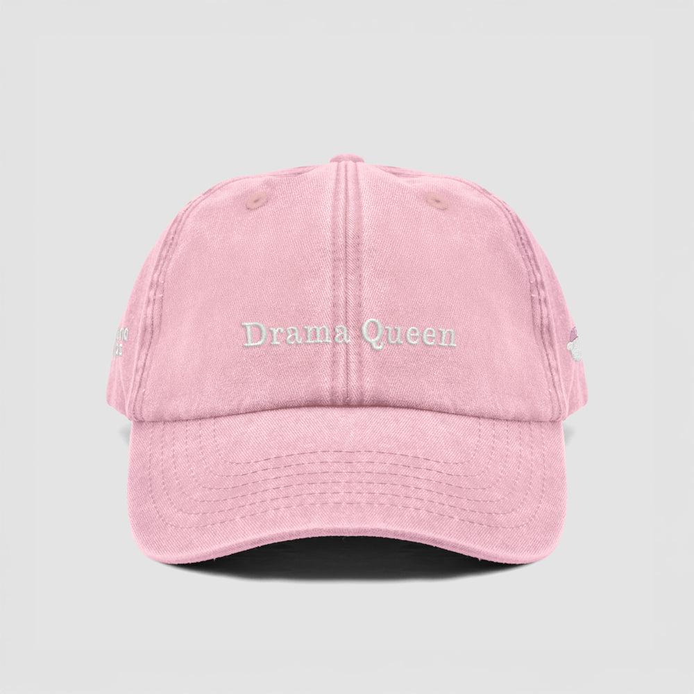 Cappellino vintage in cotone "Drama Queen"