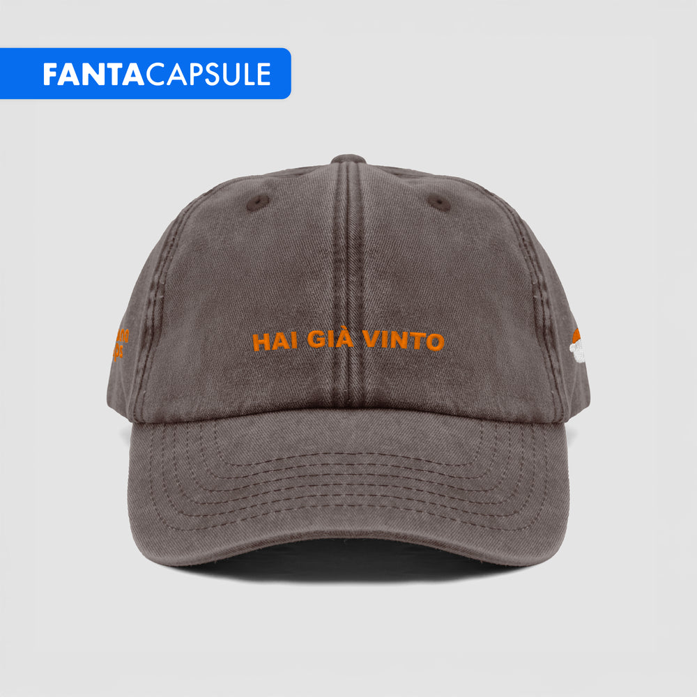 Cappellino vintage ''HAI GIÀ VINTO''