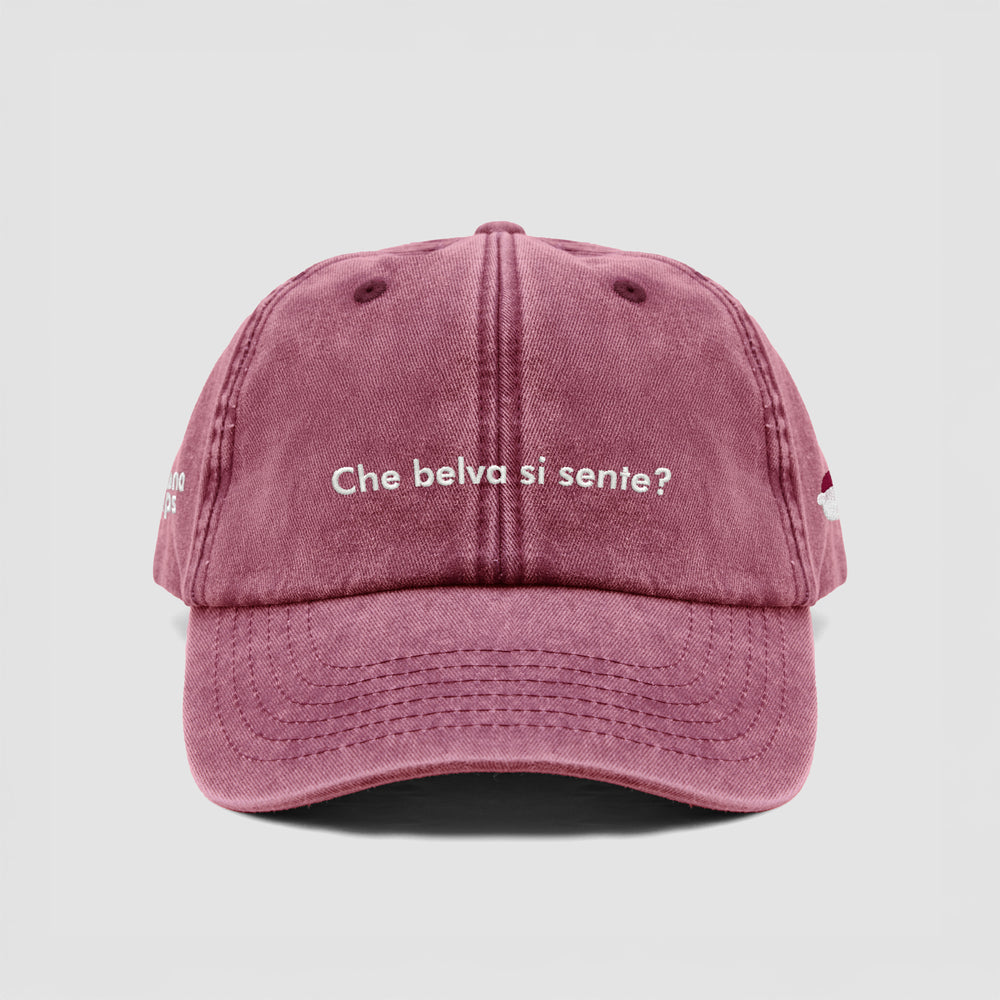 Cappellino vintage ''Che belva si sente?''