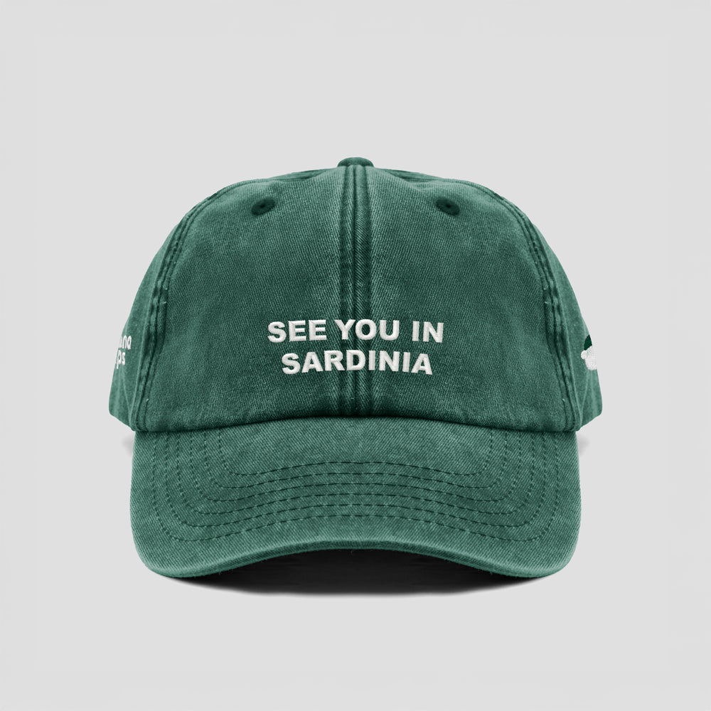 Cappellino vintage ''SEE YOU IN SARDINIA''