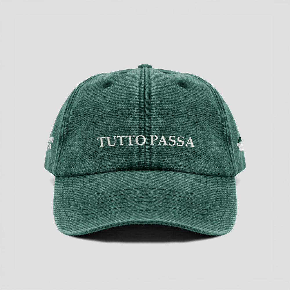 Cappellino vintage "TUTTO PASSA"