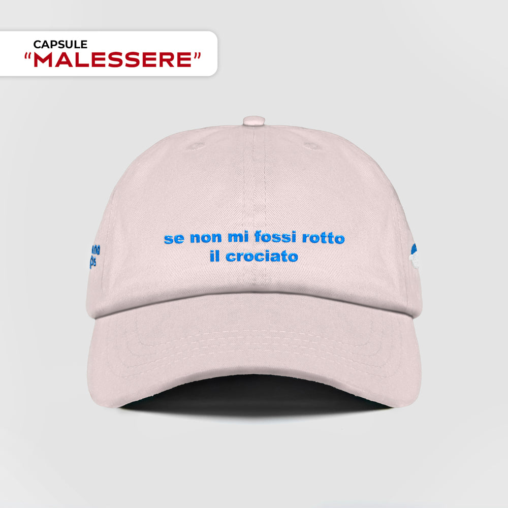 Cappellino ''se non mi fossi rotto il crociato''