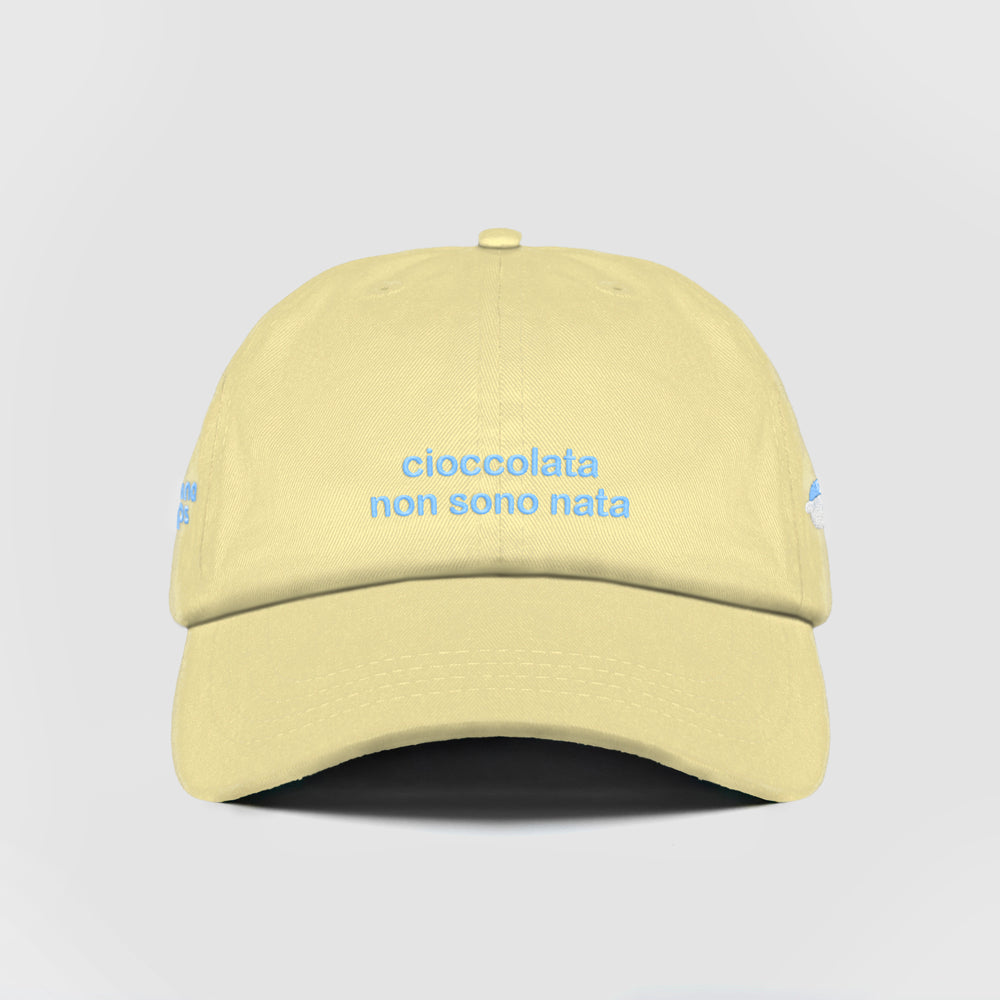 Cappellino ''cioccolata non sono nata''