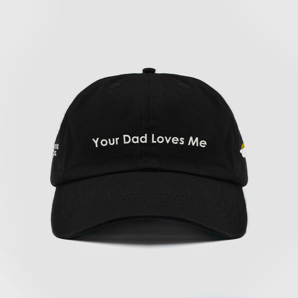 Cappellino in cotone "Your Dad Loves Me"