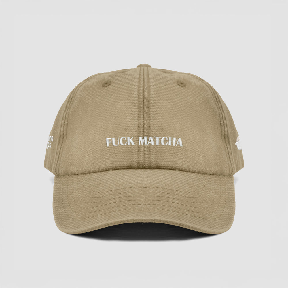 Cappellino vintage "FUCK MATCHA"