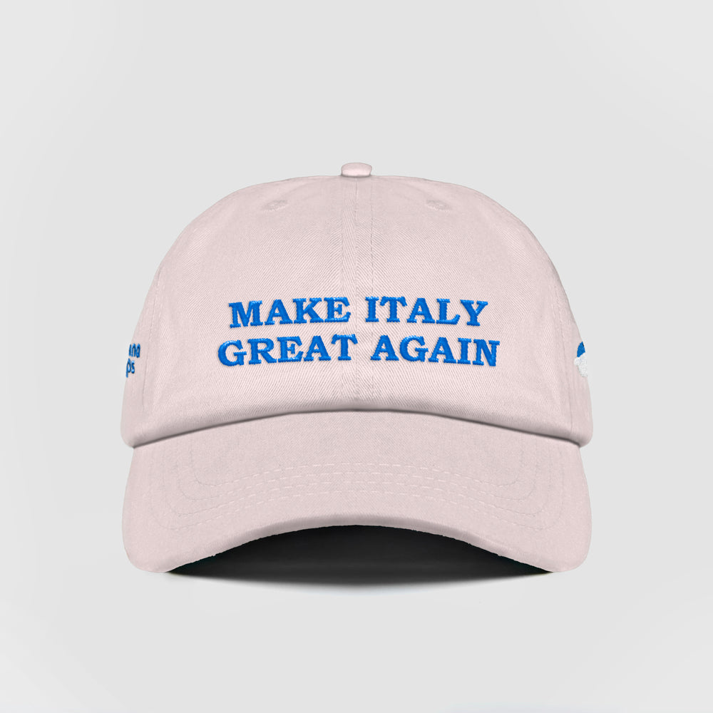 Cappellino in cotone "Make Italy great again"