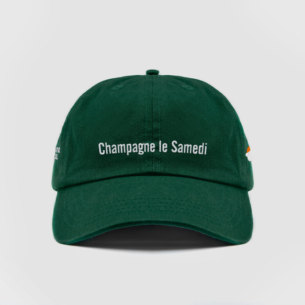 Cappellino in cotone "Champagne le Samedì"