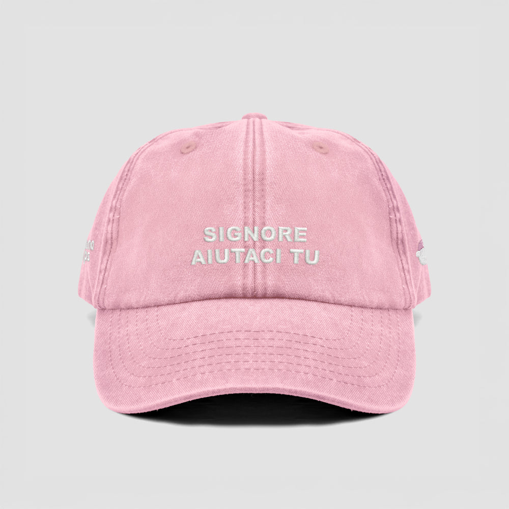 Cappellino vintage "SIGNORE AIUTACI TU"