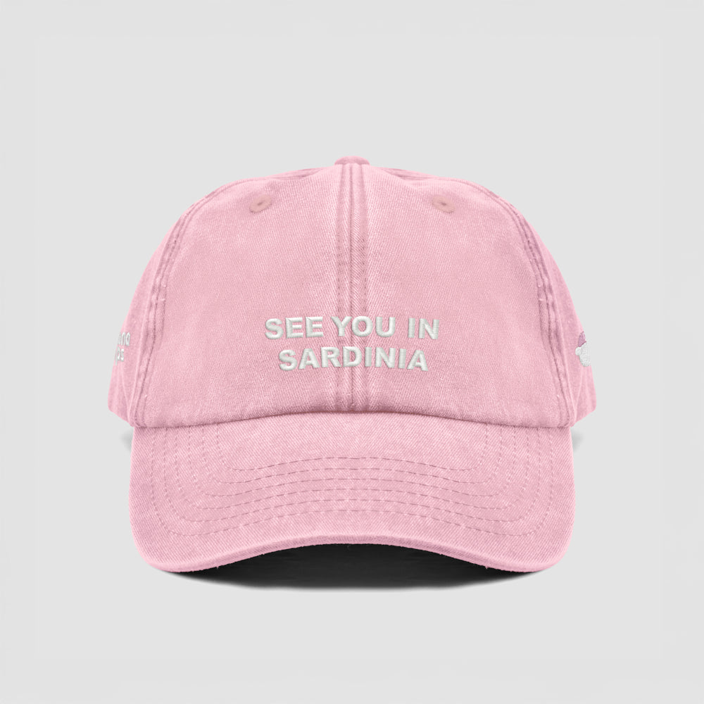 Cappellino vintage ''SEE YOU IN SARDINIA''