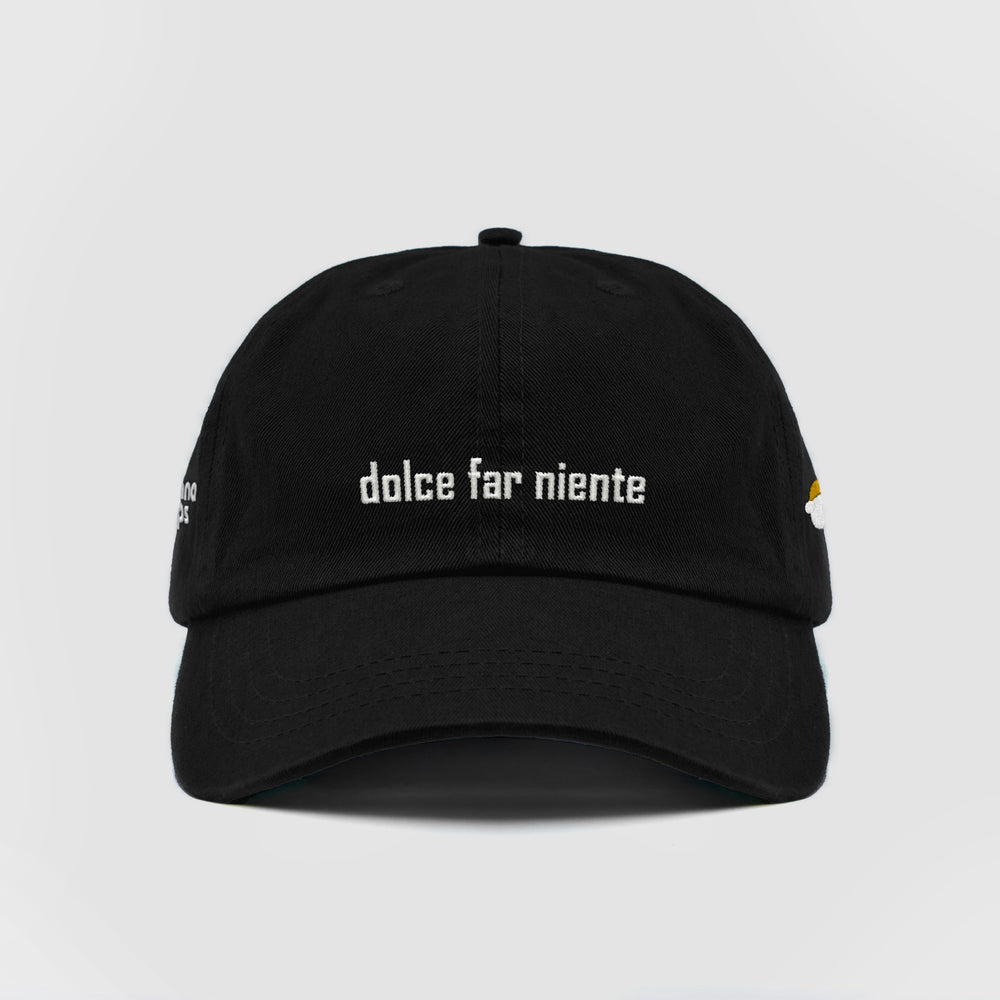 Cappellino in cotone "dolce far niente"