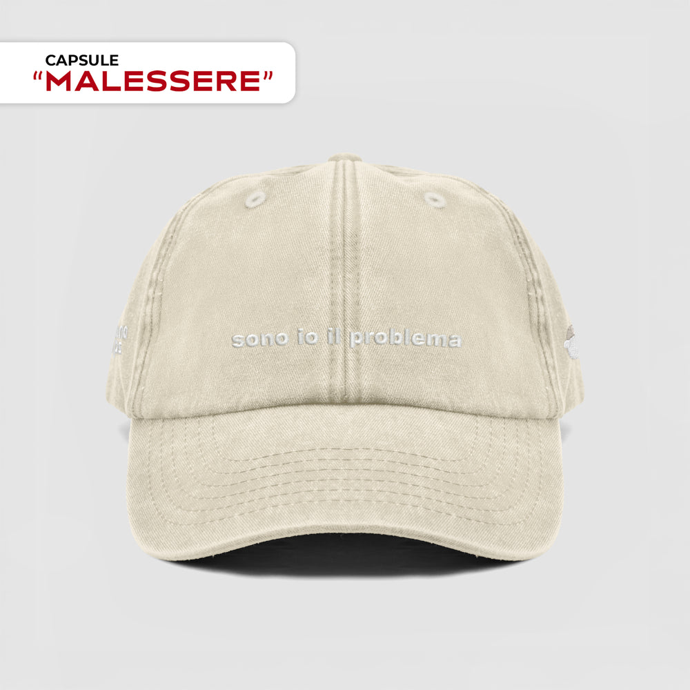 Cappellino vintage "sono io il problema"