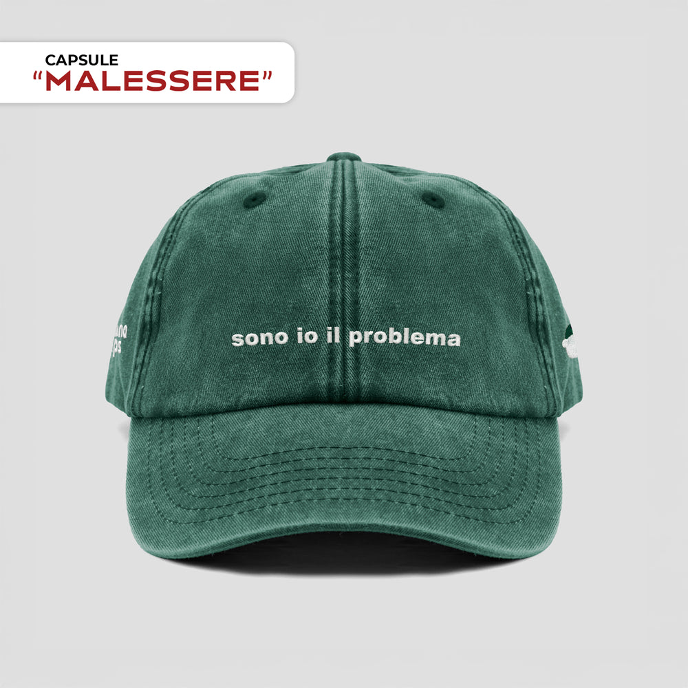 Cappellino vintage "sono io il problema"