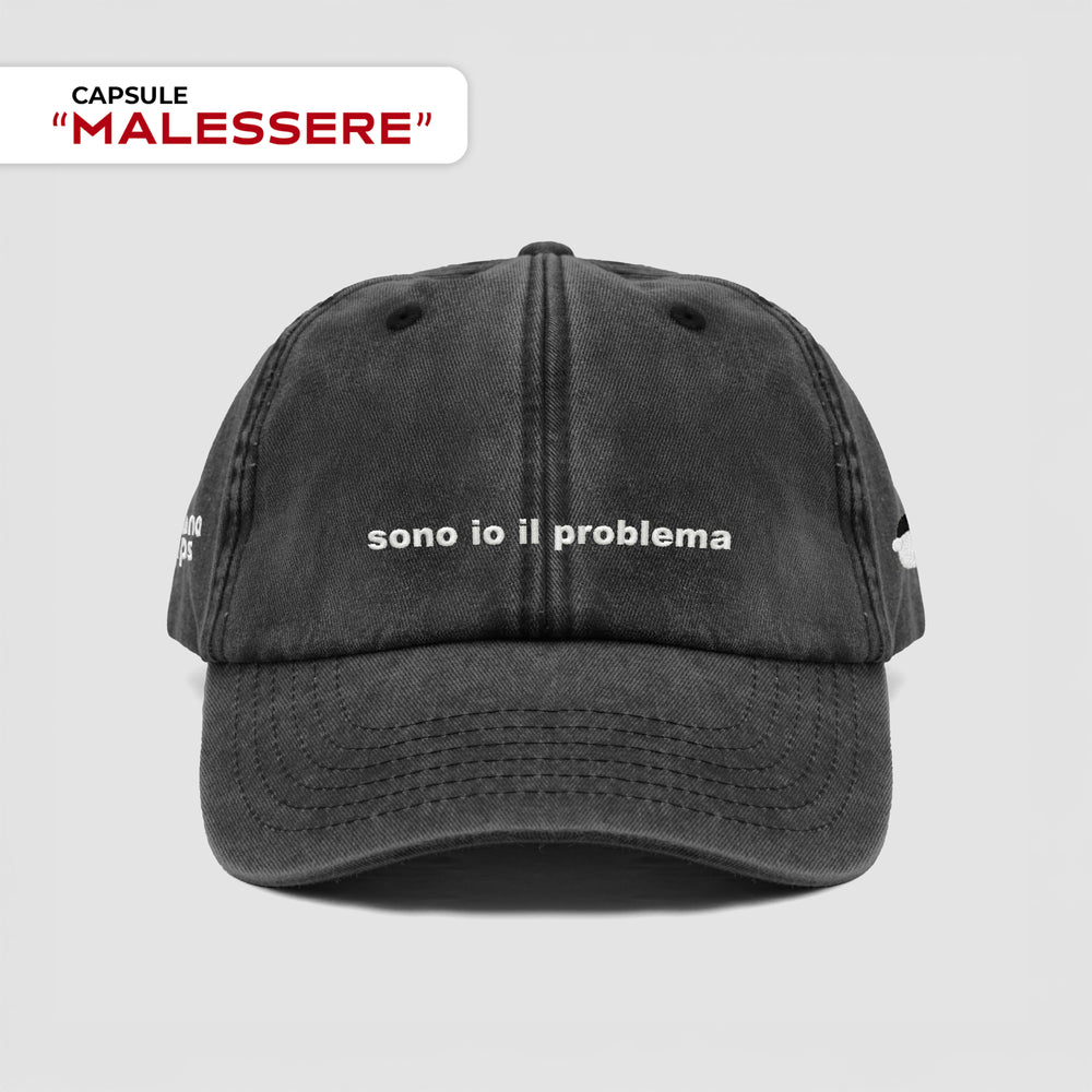Cappellino vintage "sono io il problema"