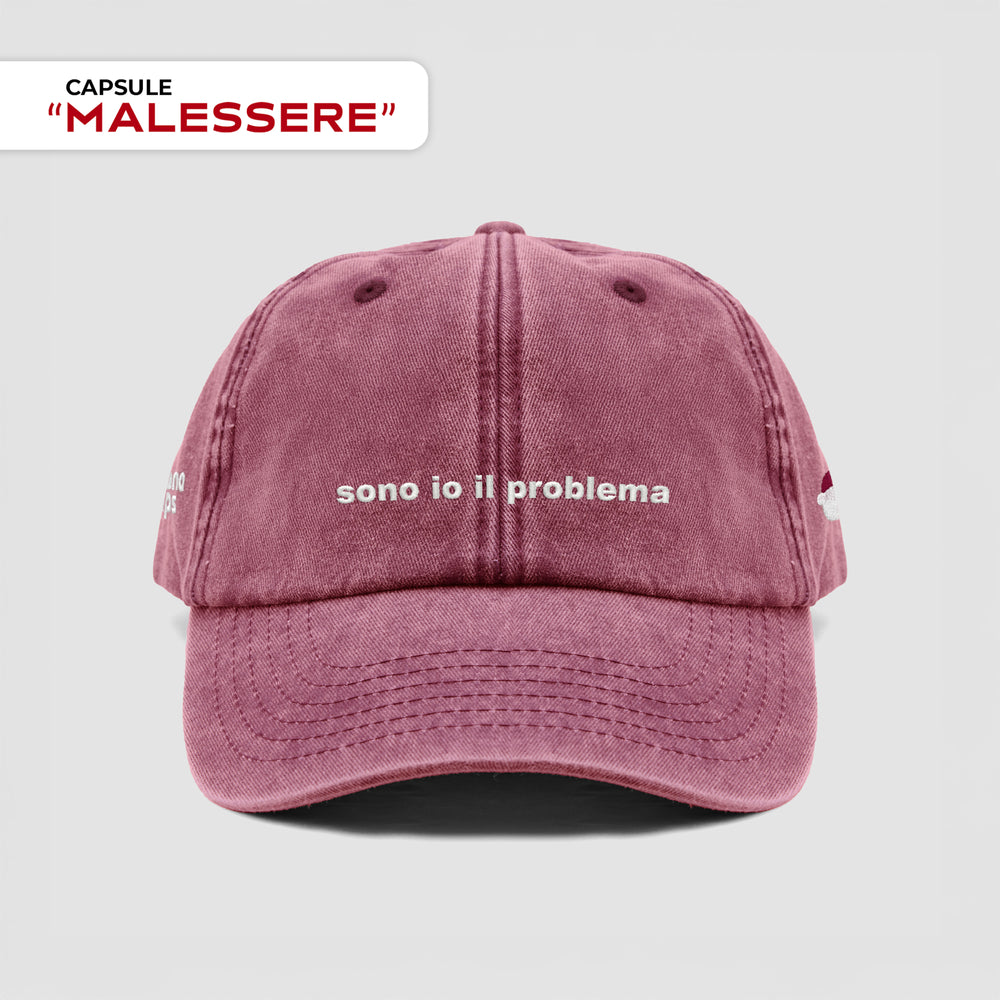 Cappellino vintage "sono io il problema"