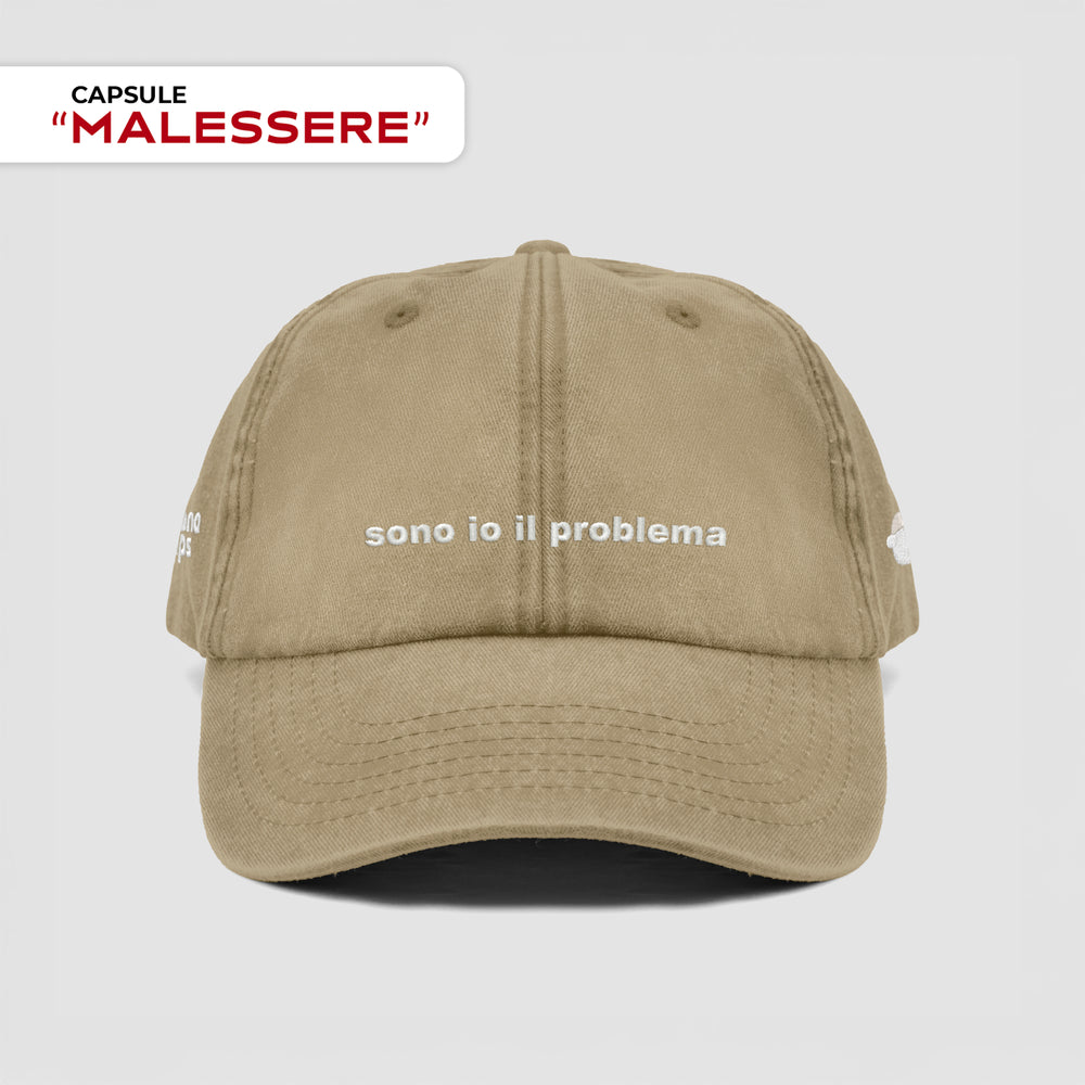 Cappellino vintage "sono io il problema"