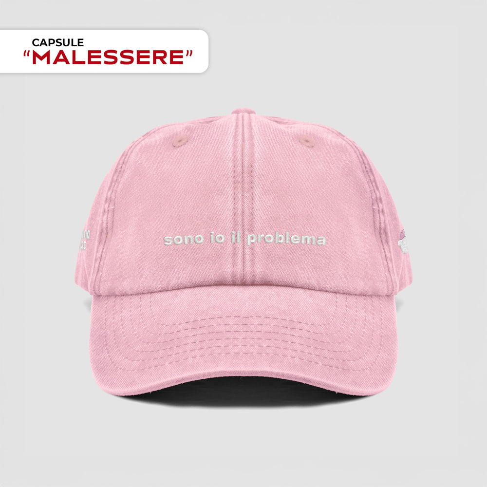 Cappellino vintage "sono io il problema"