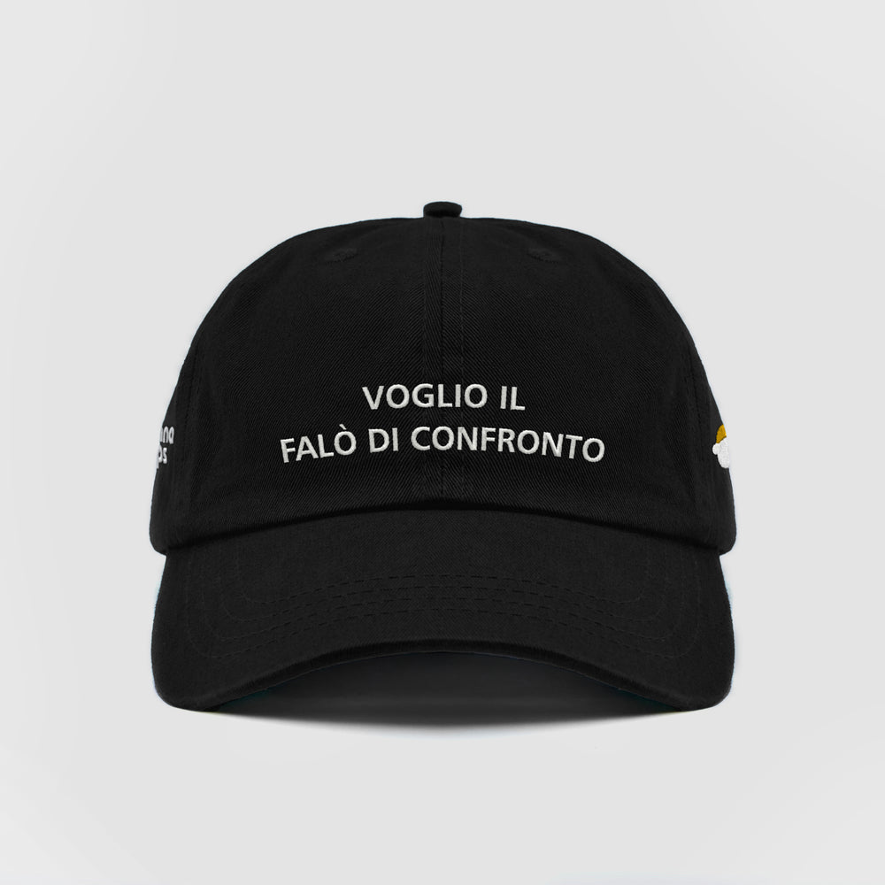Cappellino ''VOGLIO IL FALÒ DI CONFRONTO''