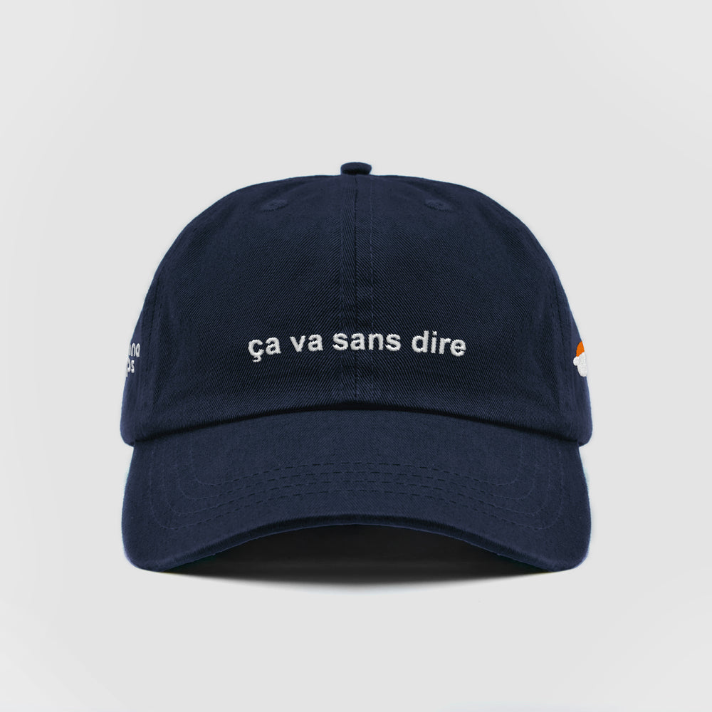 Cappellino in cotone "ça va sans dire"