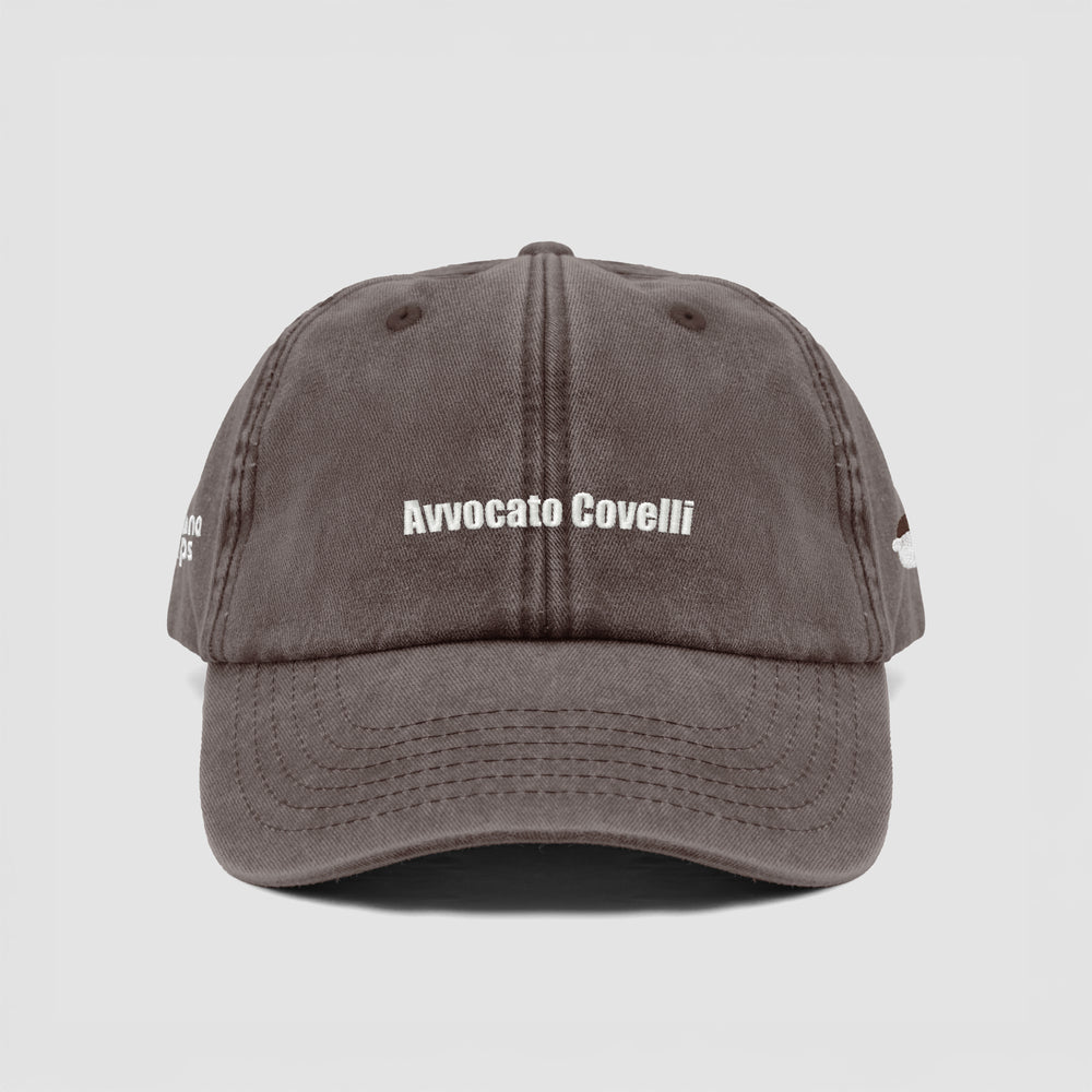 Cappellino vintage "Avvocato Covelli"