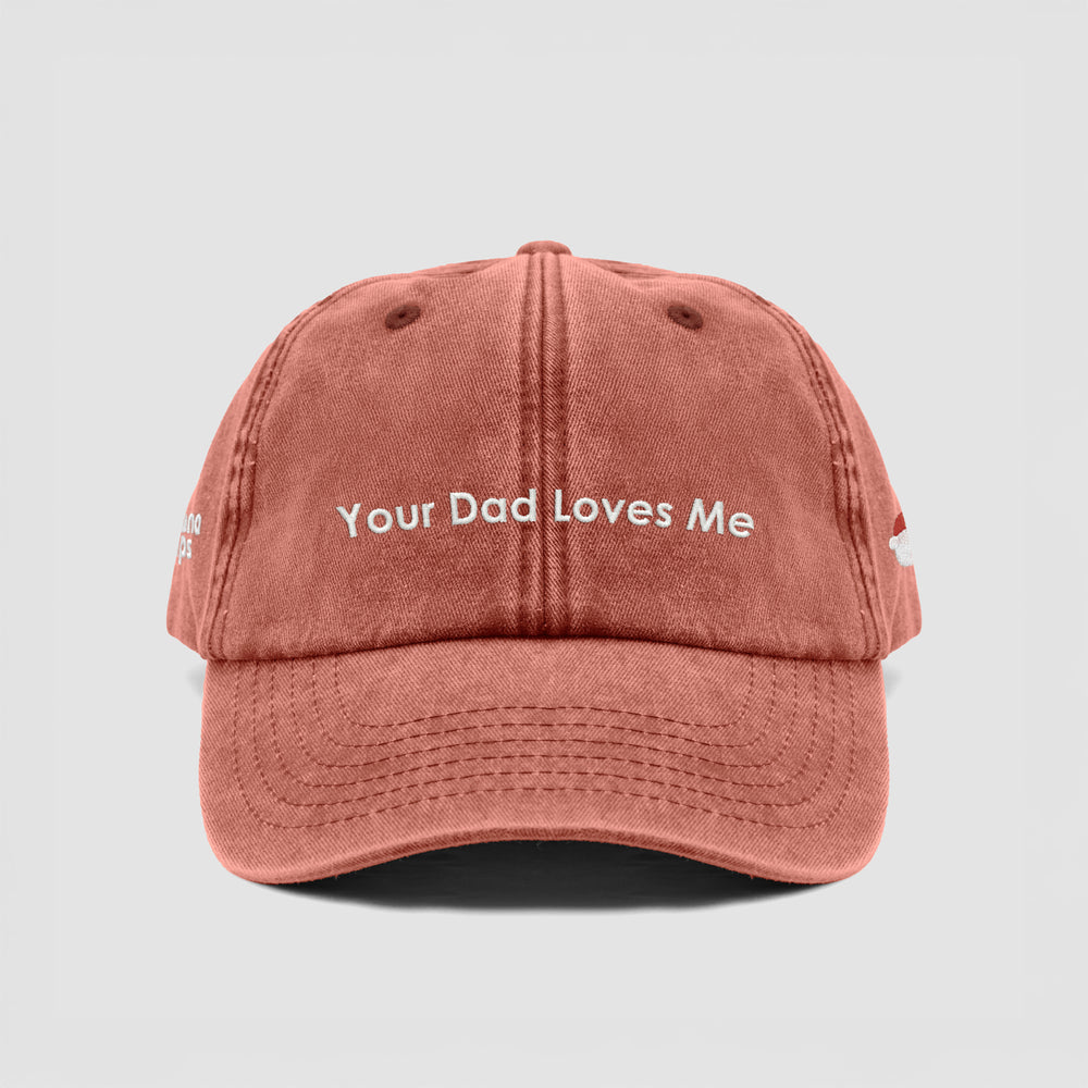Cappellino vintage "Your Dad Loves Me"