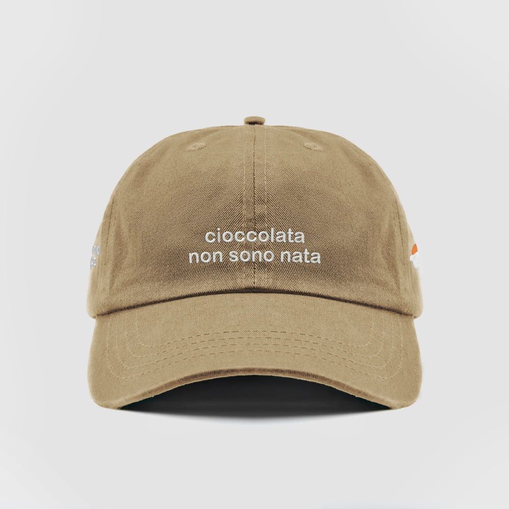 Cappellino ''cioccolata non sono nata''