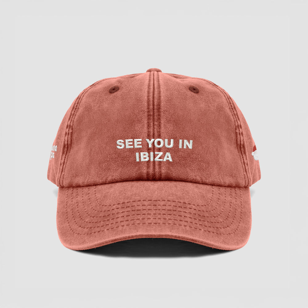 Cappellino vintage ''SEE YOU IN IBIZA''