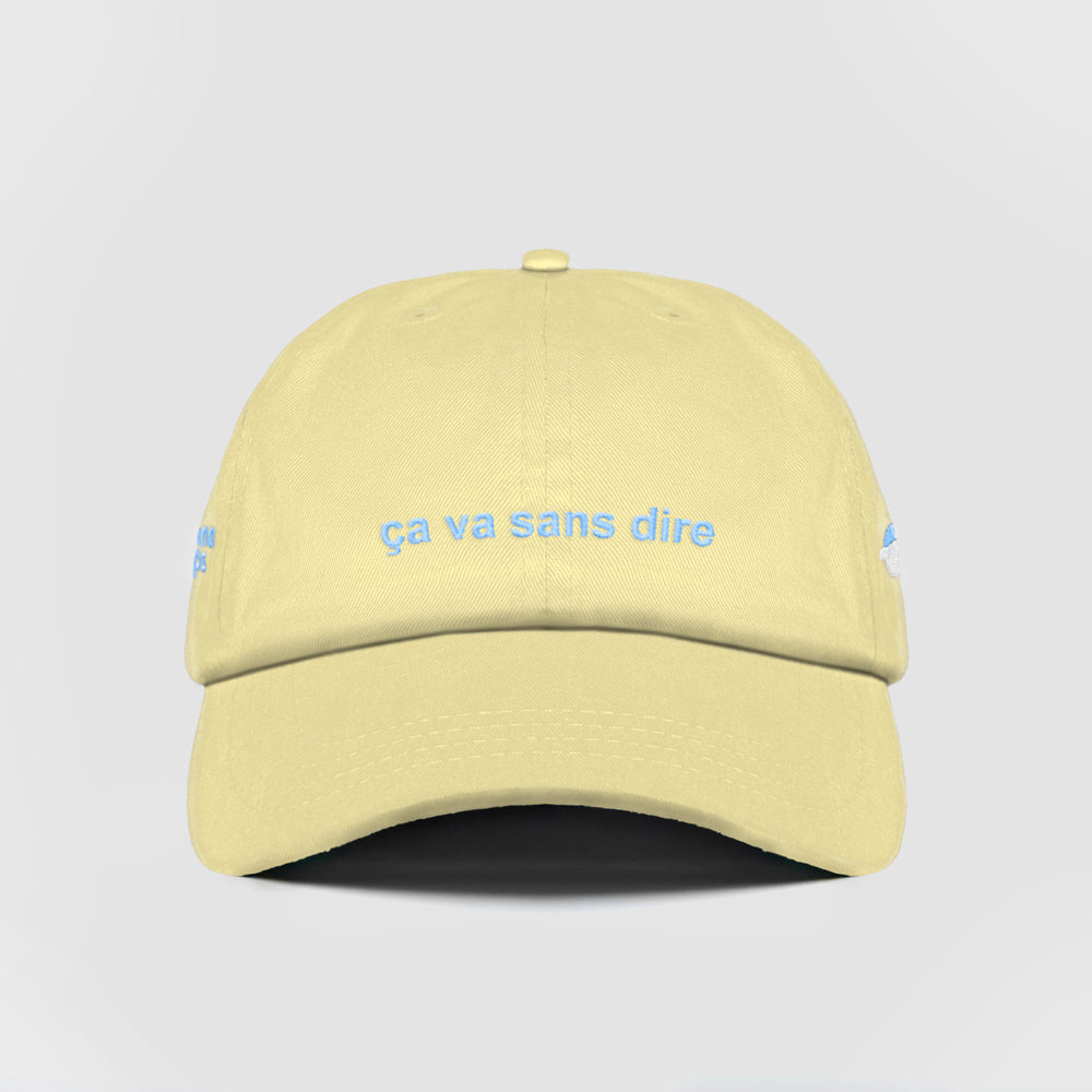 Cappellino in cotone "ça va sans dire"
