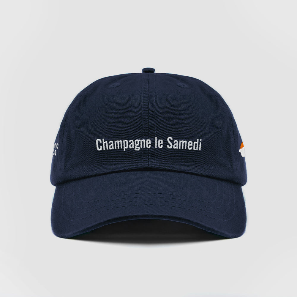Cappellino in cotone "Champagne le Samedì"