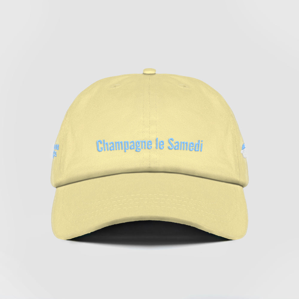Cappellino in cotone "Champagne le Samedì"